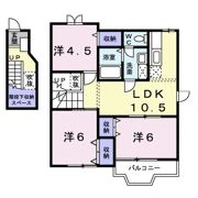 グリーンヒル葛木Bの間取り画像