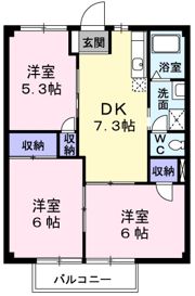 あきる野ビューラーの間取り画像