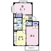 シャレール花見の間取り画像