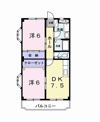 グランメールAの間取り画像
