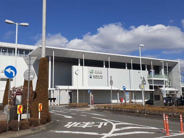 近くの友部駅まで942m（徒歩12分）