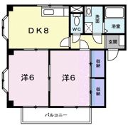 ヴィラマリン Aの間取り画像