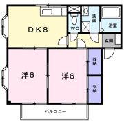 ヴィラマリン Cの間取り画像