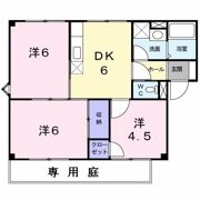 パルシャス野本 Ⅰの間取り画像