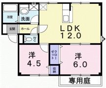 パルシャス野本 Ⅰの間取り画像
