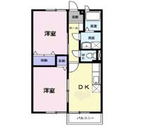 ガーデンタツミAの間取り画像