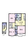 ハーモニー高岡Ⅰの間取り画像