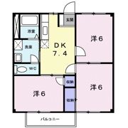 ニューシティ守上Cの間取り画像