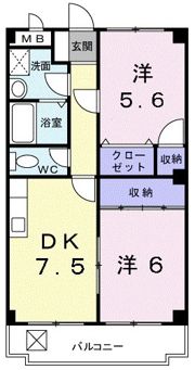 コートヴィレッジ21の間取り画像