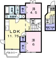 フラット花井壱番館の間取り画像