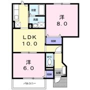クレストール中野Bの間取り画像