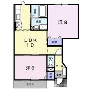 コーポ五反田の間取り画像
