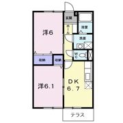 サニーハイツ今津の間取り画像