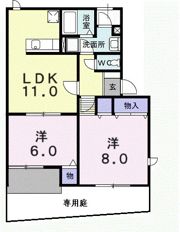 パルテノン吉藤Cの間取り画像