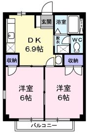 サングリーンコーポの間取り画像