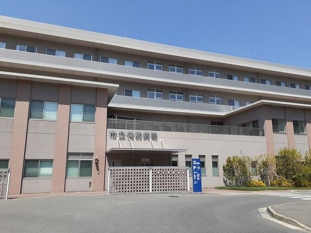 近くの備前病院さんまで1,160m（徒歩15分）