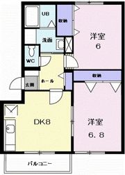 ハイツムラタの間取り画像