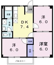 アーリー有ノ木の間取り画像