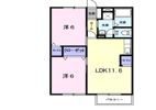 サンハイツハラダAの間取り画像