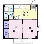 フラワ－コ－ポ春 Aの間取り画像