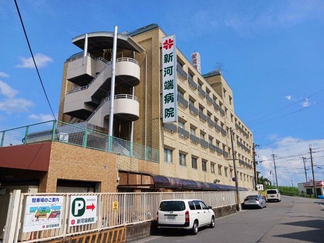 近くの新河端病院まで800m（徒歩10分）