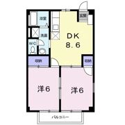 国城ハイツの間取り画像