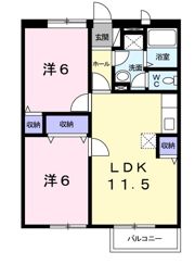 チョーワタウンの間取り画像
