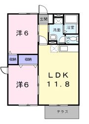 ワイドヒルズBの間取り画像