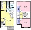 ヴァルト大久保の間取り画像