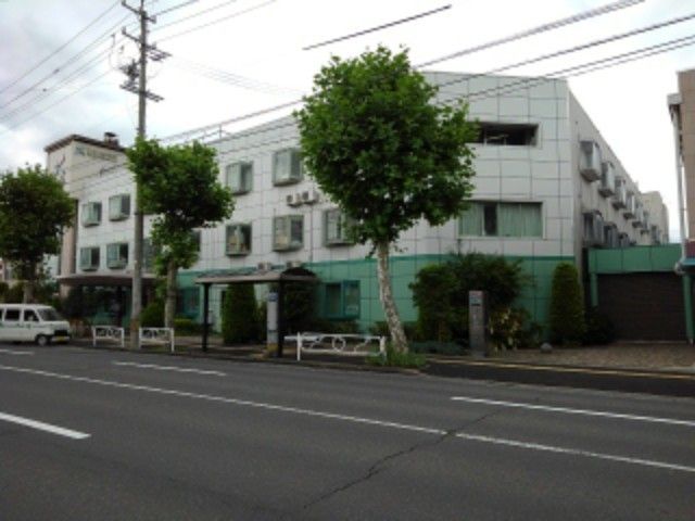 近くの栗田病院まで550m（徒歩7分）