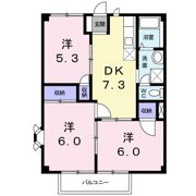 アメニティハイツの間取り画像