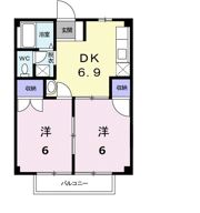 ニューシティ白山Bの間取り画像