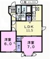 アメニティハイムIの間取り画像