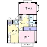 リバーサイドM・Aの間取り画像