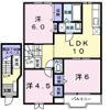 エスポワールDの間取り画像