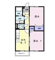 ビューパレスK3の間取り画像