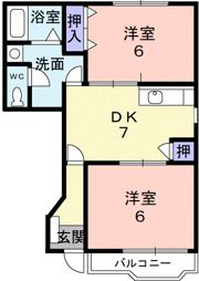 カクタス・ガーデン Ⅱの間取り画像