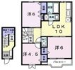 クレストール見次Aの間取り画像