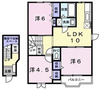 クレストール見次Aの間取り画像