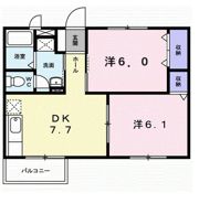 ニュ－エルディム北畝Bの間取り画像