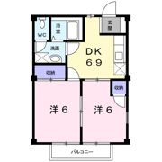ヤマトハイツAの間取り画像