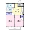 ヤマトハイツAの間取り画像