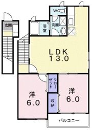 エスポワールの間取り画像