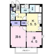 ラフォーレ大治田1の間取り画像