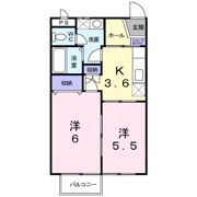 ラフォーレ大治田2の間取り画像