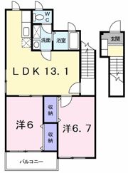 キャッスルスクエアの間取り画像