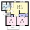 パークアベニューBの間取り画像