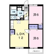 ニューエルディム 翔Ⅲの間取り画像
