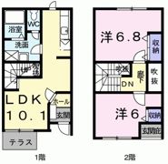 クレストール新明の間取り画像