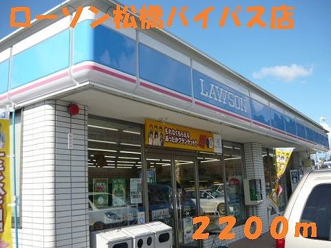 近くのローソン松橋バイパス店まで2,200m（徒歩28分）